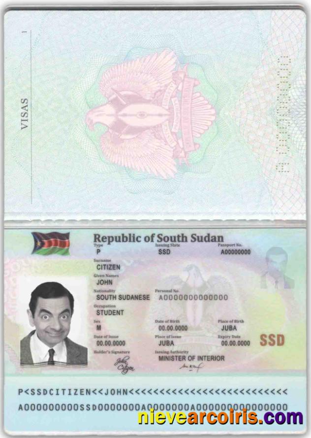 South Sudan passport